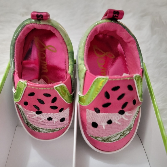 Sam Edelman Baby Blane Watermelon Shoes for Girls - Picture 9 of 13